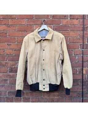 vintage cappelli sports wear corduroy button up jacket 70s